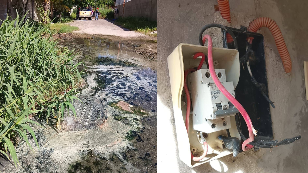 Vandalizan planta de aguas residuales en Campeche