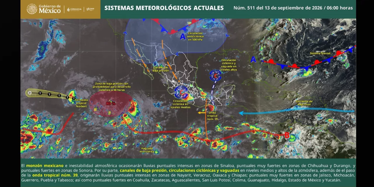 Lluvias, tormentas y niebla ponen en riesgo a Oaxaca