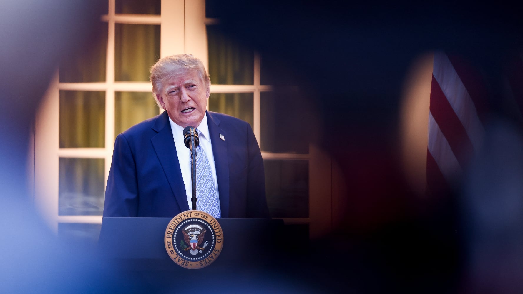 Fox News, ABC, CBS y NBC suspenden cobertura de Trump por veto a CNN