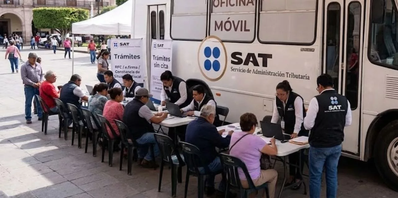 El SAT acerca sus servicios a municipios de Oaxaca con oficinas móviles