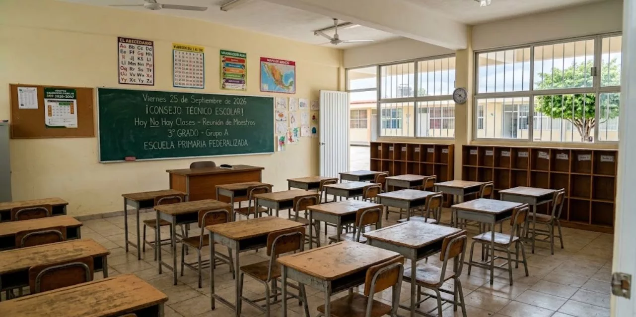 SEP: no habrá clases el viernes 25 de septiembre