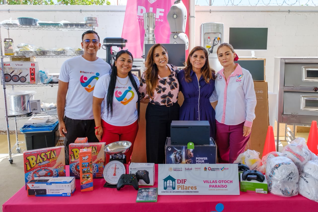 Equipan Centros DIF-Pilares en Quintana Roo