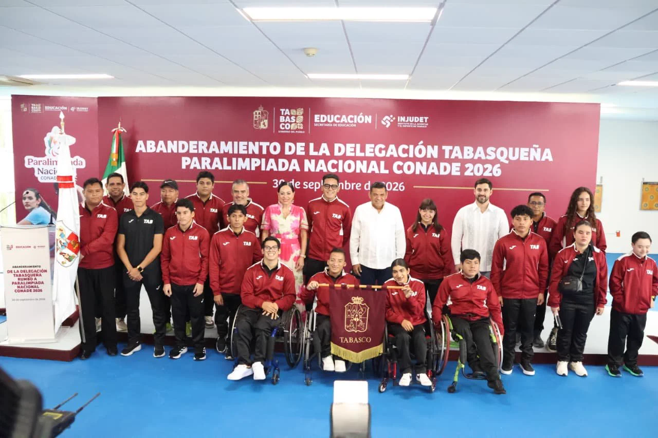 Tabasco lleva 13 atletas a la Paralimpiada Nacional 2026