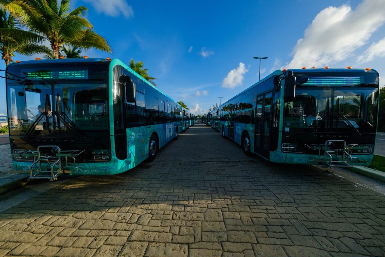 MOBI suma 100 autobuses híbridos y cuatro rutas en Cancún