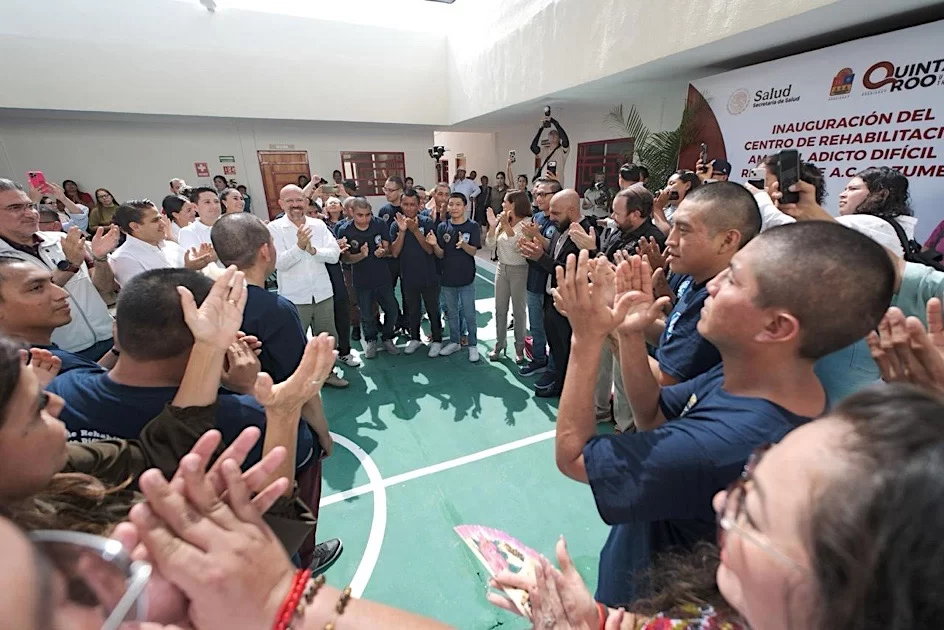 Lezama inaugura en Cozumel centro CRAADYR contra adicciones