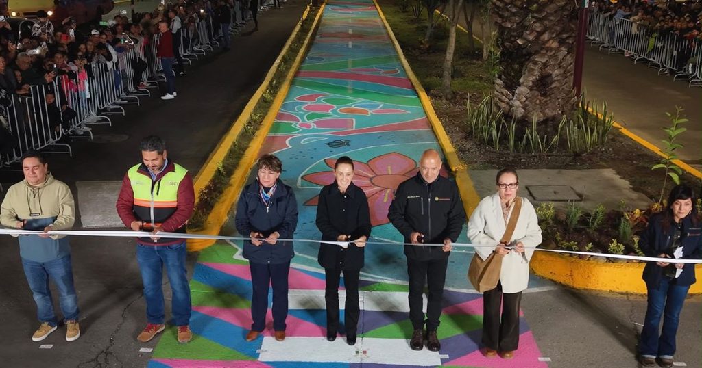 Sheinbaum inaugura Sendero Seguro de 1.6 km en Ecatepec