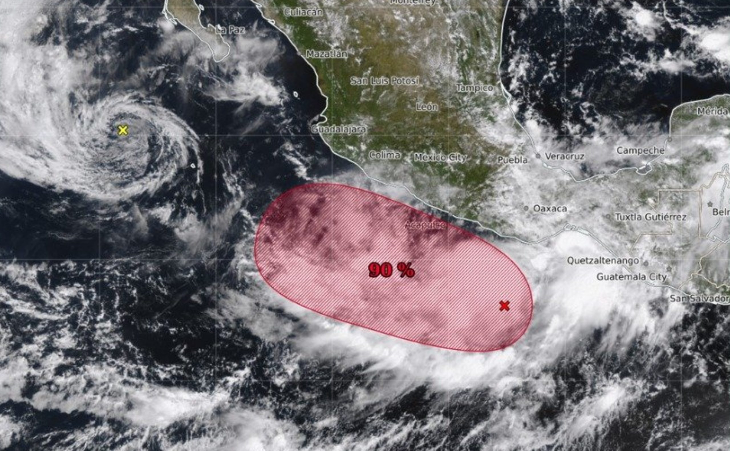 Alerta Protección Civil: posible ciclón tropical en costas de Oaxaca